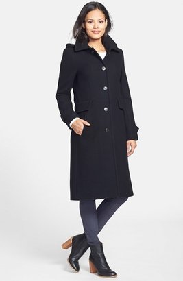 Pendleton Wool Blend Coat with Detachable Hood