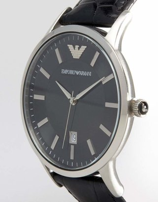 Emporio Armani AR2411 Leather Watch