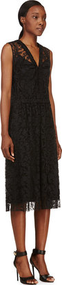 Burberry Black Lace Overlay Dress