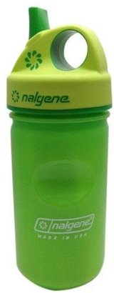 Nalgene HDPE Grip-N-Gulp Water Bottle, 12oz - Slime Green