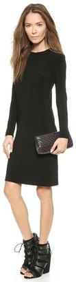 Whiting & Davis Quilted Chevrons Clutch