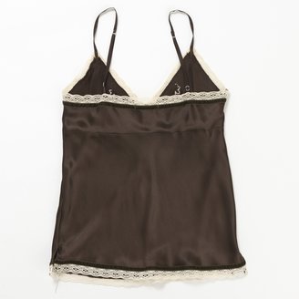 OTHER BRAND Brown Silk Top