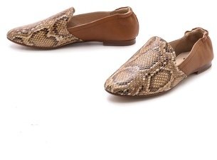 Yosi Samra Preslie Snake Loafers