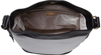 Badgley Mischka Virginia Nappa Bi-Color Shoulder Bag