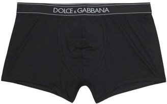 Dolce & Gabbana Black stretch cotton boxer briefs