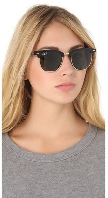 Ray-Ban Oversized Two Tone Clubmaster Sunglasses