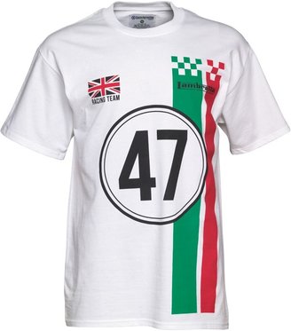 Lambretta Mens Racing Team T-Shirt White