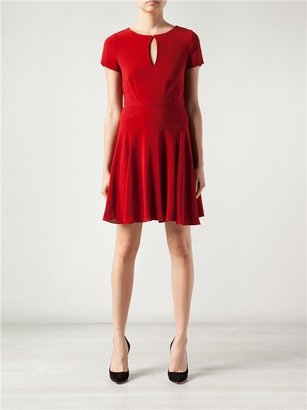 Diane von Furstenberg Pleated Short Dress