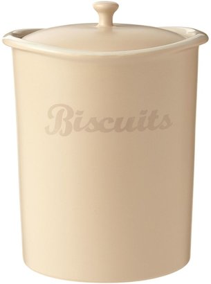 Linea Curve biscuit jar cream