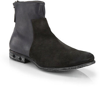 Diesel Boa Vista Suede & Leather Boots