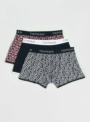 Topman Daisy Floral Underwear 3 Pack