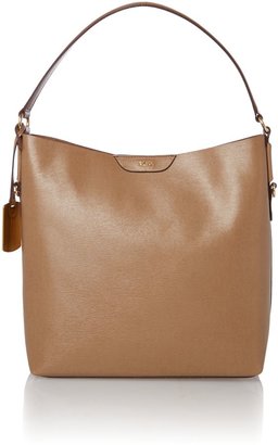 Lauren Ralph Lauren Tate neutral medium satchel bag