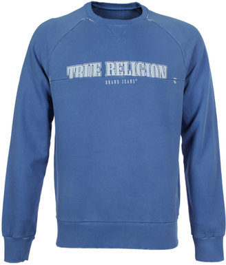 True Religion Mid Blue Crew Neck Sweatshirt