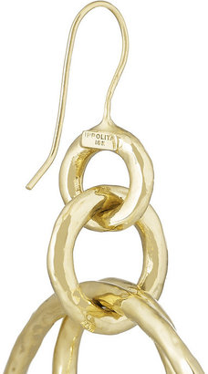 Ippolita Glamazon Jet Set 18-karat gold earrings