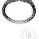 John Hardy NAGA  Woven Leather Dragon Bracelet
