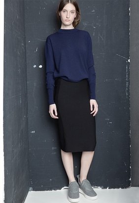 MANGO Premium - Textured Pencil Skirt