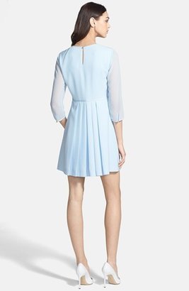 Ted Baker Bow Detail Stretch A-Line Dress
