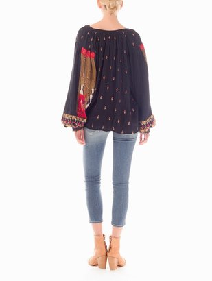 Mes Demoiselles Kacy Embroidered Sleeve Top