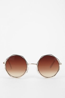 Urban Outfitters Lost In The Maze Round Sunglasses