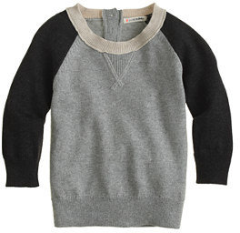 J.Crew Baby cotton-cashmere baseball sweatshirt