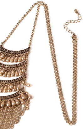 Forever 21 tribal-inspired tiered necklace
