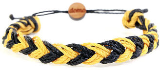 Bumble Bee Domo Beads Mini Braided Retractable Bracelet | Stripe)