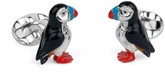 Deakin & Francis Puffin Sterling Silver Cuff Links