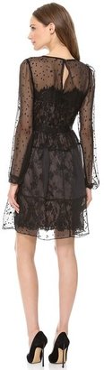 Notte by Marchesa 3135 Notte by Marchesa Long Sleeve Cocktail Dress