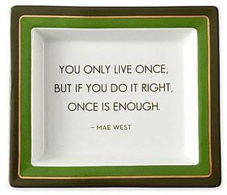 JCPenney Wise Saying Desk Tray - Live Once