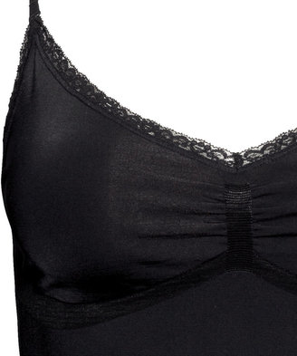 H&M H&M+ Shaping Camisole Top - Black - Ladies