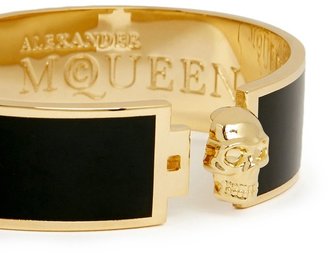 Alexander McQueen Skull button cuff