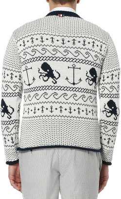 Thom Browne Fair Isle Cotton Sweater