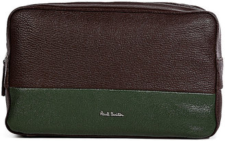 Paul Smith Leather Two-Tone Dopp Kit