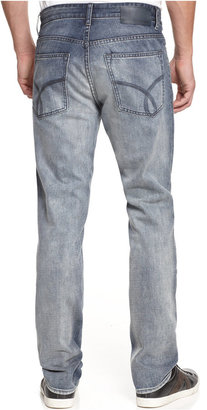 Calvin Klein Jeans Slim-Fit Chalked Indigo Jeans