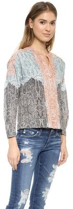 Twelfth St. By Cynthia Vincent Cropped Blouse