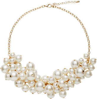 The Limited Faux Pearl Cluster Necklace