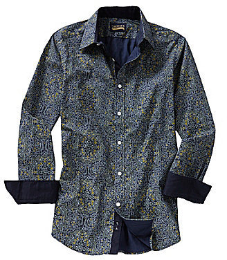Cremieux Jeans Long-Sleeve Printed Woven Shirt