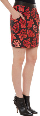 Ungaro Rose-Print Skirt