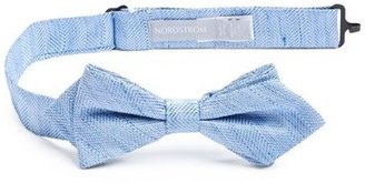 Nordstrom Silk & Linen Bow Tie (Toddler Boys)