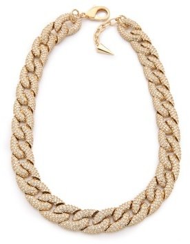 Rebecca Minkoff Pave Chain Link Necklace
