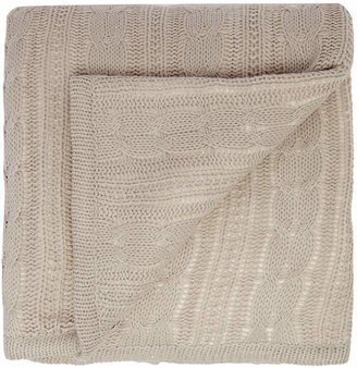 Linea Cable knit sherpa cushion