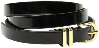 ASOS Metal Keeper Patent Super Skinny Waist Belt