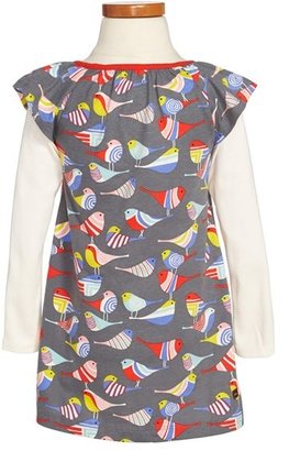 Tea Collection 'Spätzchen' Bird Print Dress (Toddler Girls, Little Girls & Big Girls)