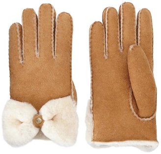 UGG Classic Bow Shearling Gloves