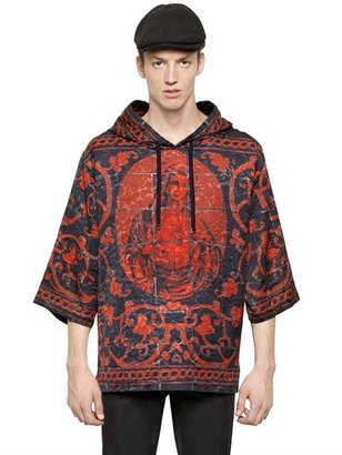 Dolce & Gabbana Oversized Printed Brocade Sweatshirt
