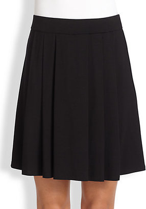 Eileen Fisher Pleated Knit Skirt