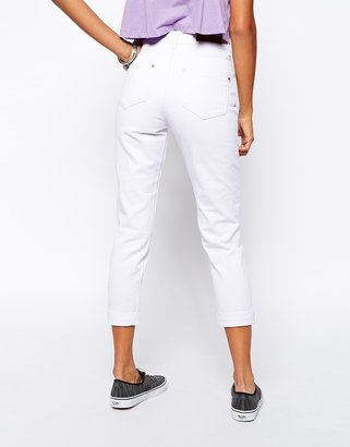 ASOS Liquor & Poker Mom Jeans With All Over Rips & Distressing Detail