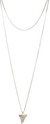Givenchy Shark Tooth Pendant on Double-Strand Chain