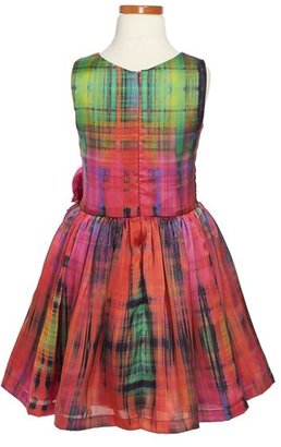 Zoë Ltd 'Pebble Rebel' Fit & Flare Dress (Big Girls)