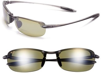 Maui Jim Makaha 64mm Polarized Oversize Round Sunglasses